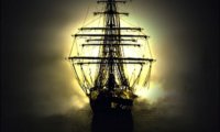 Sailing ship at sea