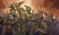 Battle with orc clan