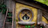 Rainy Day From a Hobbit-Hole