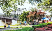 Strolling along the Susquehanna in Harrisburg's Riverfront Park