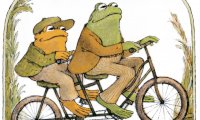 A frog and a toad, madly in love.