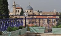 Roof terrace in Jerusalem