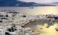 Along the shores of Mykonos Island