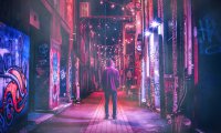 Walking the Neon Streets