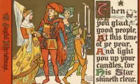 A medieval Christmas gathering