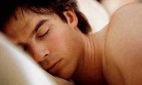 Sleeping next to Damon Salvatore