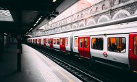 Steam train sounds with ambiance