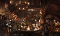 Quiet fantasy tavern