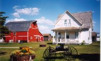 morning chores on the farm