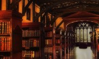 Hogwarts Library - Rainy Day