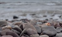 Sitting by the Sea in the Rain