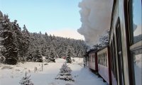 On the train in Syberia with Oskar