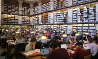 University library atmosphere