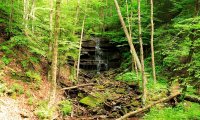 creek layered waterfall