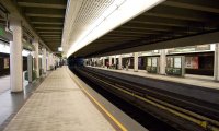 A bussy subway station in a great city in US or Europe