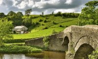 Imagine yourself in a Rainy countryside, the Highlands of Scotland