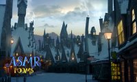 Hogsmeade Village at Night