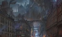 Steampunk City Atmosphere