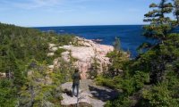 Cabot Trail overlooking Atlantic Ocean