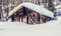 Cabin in a Snowstorm