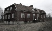 An abandoned and presumed haunted mansion.