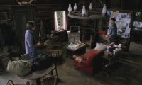 In a cabin with dean and sam