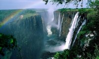 A seat by Victoria Falls