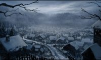 Grim Winter Village