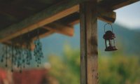 summer morning on the porch