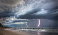 Beach storm