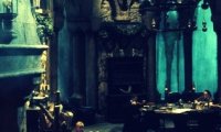 Evening in the Slytherin Common Room