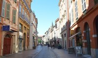 A street in a mid-sized Italian town