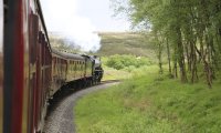 train ride through the English countryside in the 1800s