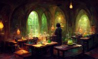 Attend a potion class at Hogwarts!