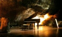 Piano in a Cave