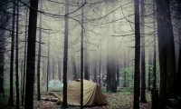 Inside a Tent in a Thunderstorm