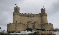 A medieval city enjoying a seasonal festival.