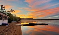 Night at the Camp at Pleasant Lake