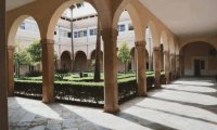 A walk through the hospital courtyard