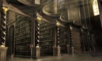 The Hogwarts Castle Library