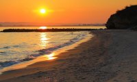 Peaceful Sunset at a Secluded Seaside