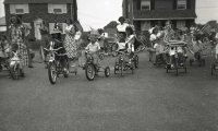 Neighborhood 4th of July Party in the 1940s