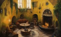 Hufflepuff common room sounds to accompany my Hufflepuff common room in summer audio mix