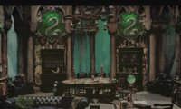 unwind in the slytherin common room