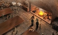 The cozy Hogwarts kitchen