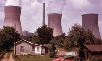 A home near the John Amos Power Plant in West Virginia