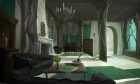 study in the slytherin common room whilst everyone is in class