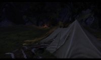 Night in the Grey Warden Camp