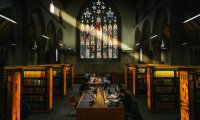 Study session at Martyrs' Kirk Library, St Andrews