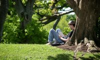 Studying in the Park